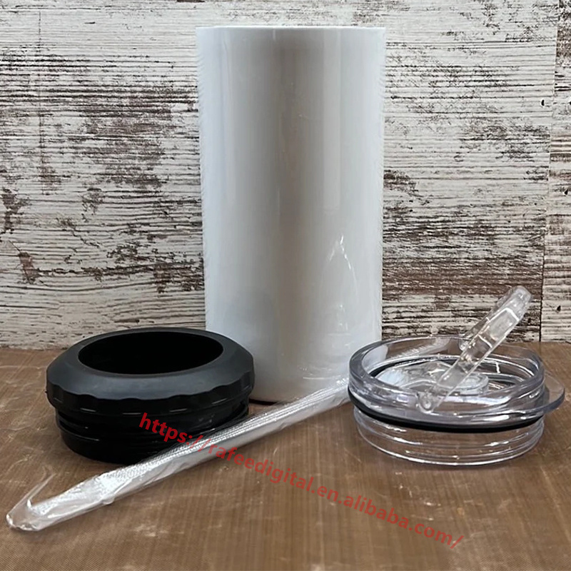 US Pre Sale 25PCS 16oz 4 in 1 Stainless Steel Slim Beer Can Cooler | Sublimation Blanks | - RafeeSub