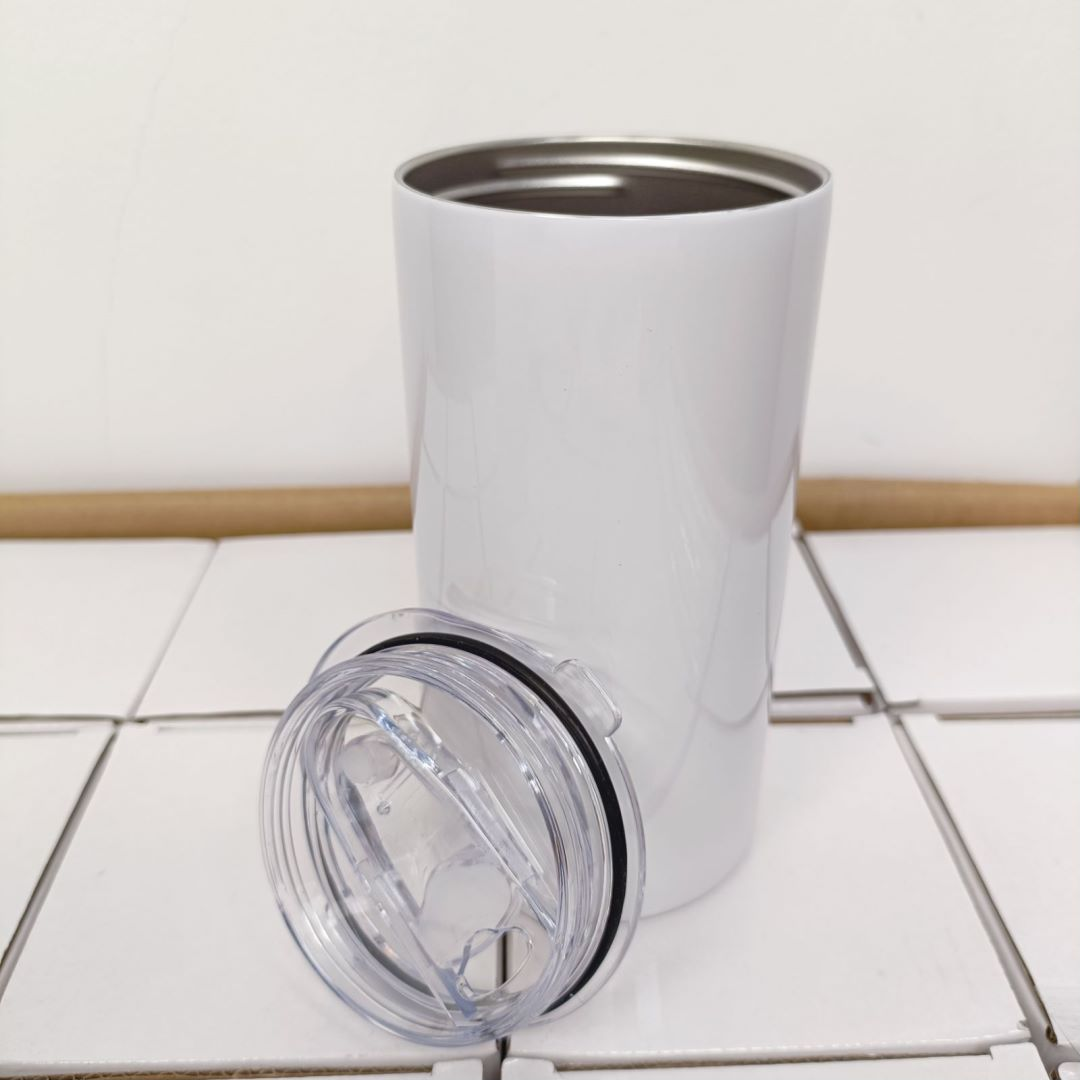 25PCS 12oz Straight Sublimation tumbler | Plastic Straw | - RafeeSub