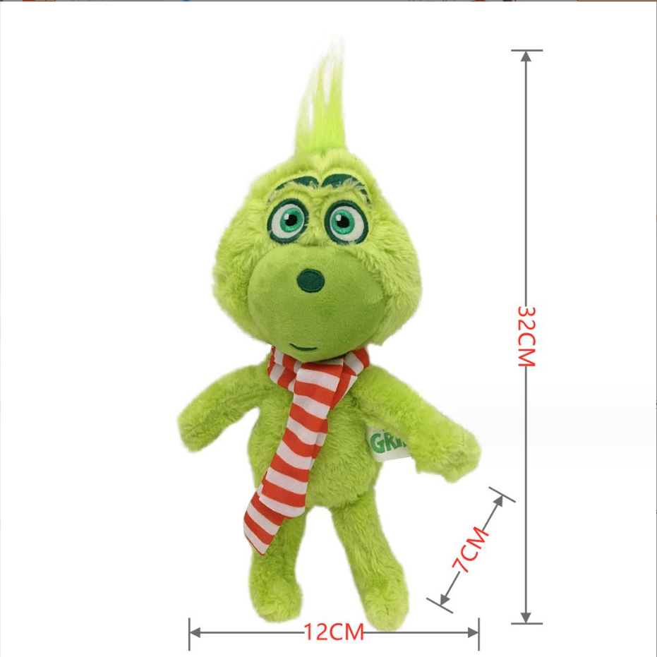 Christmas Grinch Doll 6 Design Each 5pcs Mix - Rafeesub