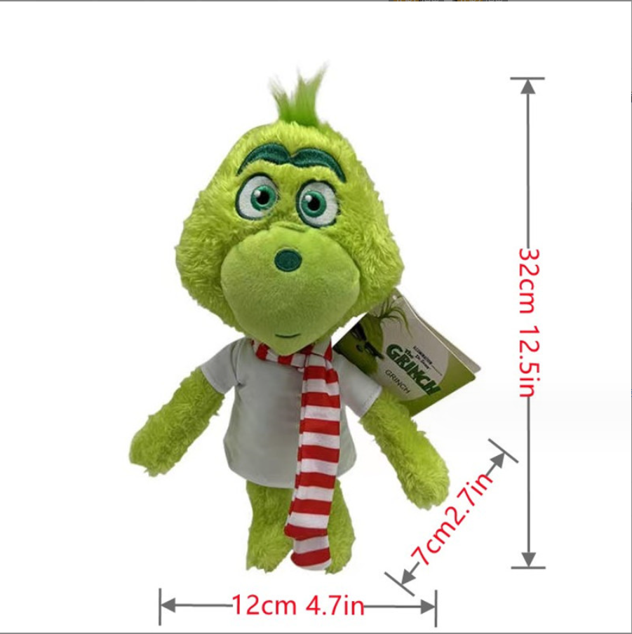 Christmas Grinch Doll 6 Design Each 5pcs Mix - Rafeesub