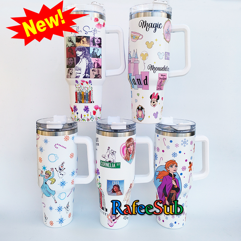 20PCS 40oz New Design Taylor Swift Queen Elsa Pattern Stainless Steel Tumbler | Mixed Design |
