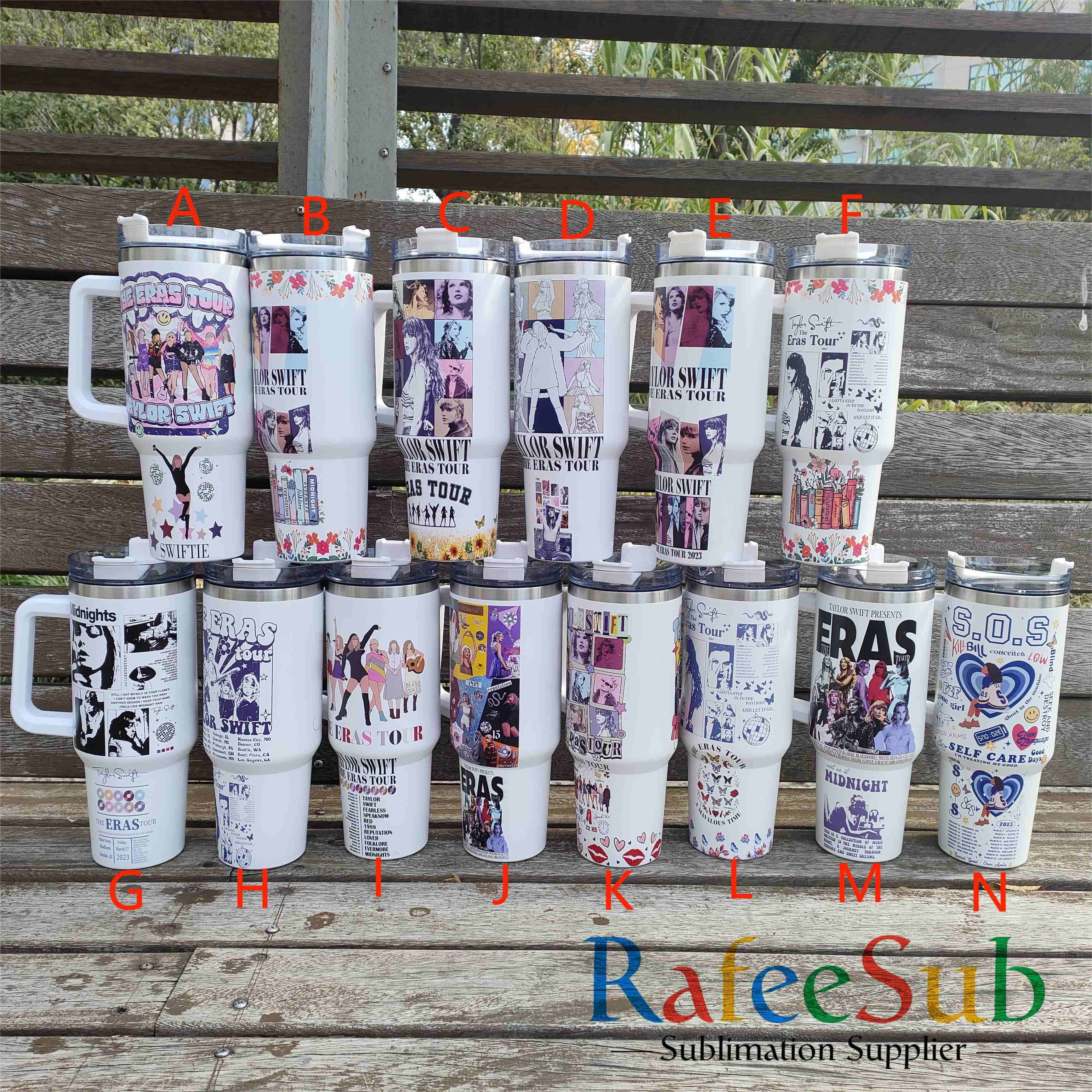 20PCS 40oz New Design Taylor Swift Stainless Steel Tumbler | Mixed Design |