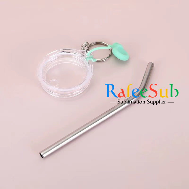 50PCS 3oz Mini Skinny Colored Sublimation Blanks Tumbler with Keychain and Lid Stopper
