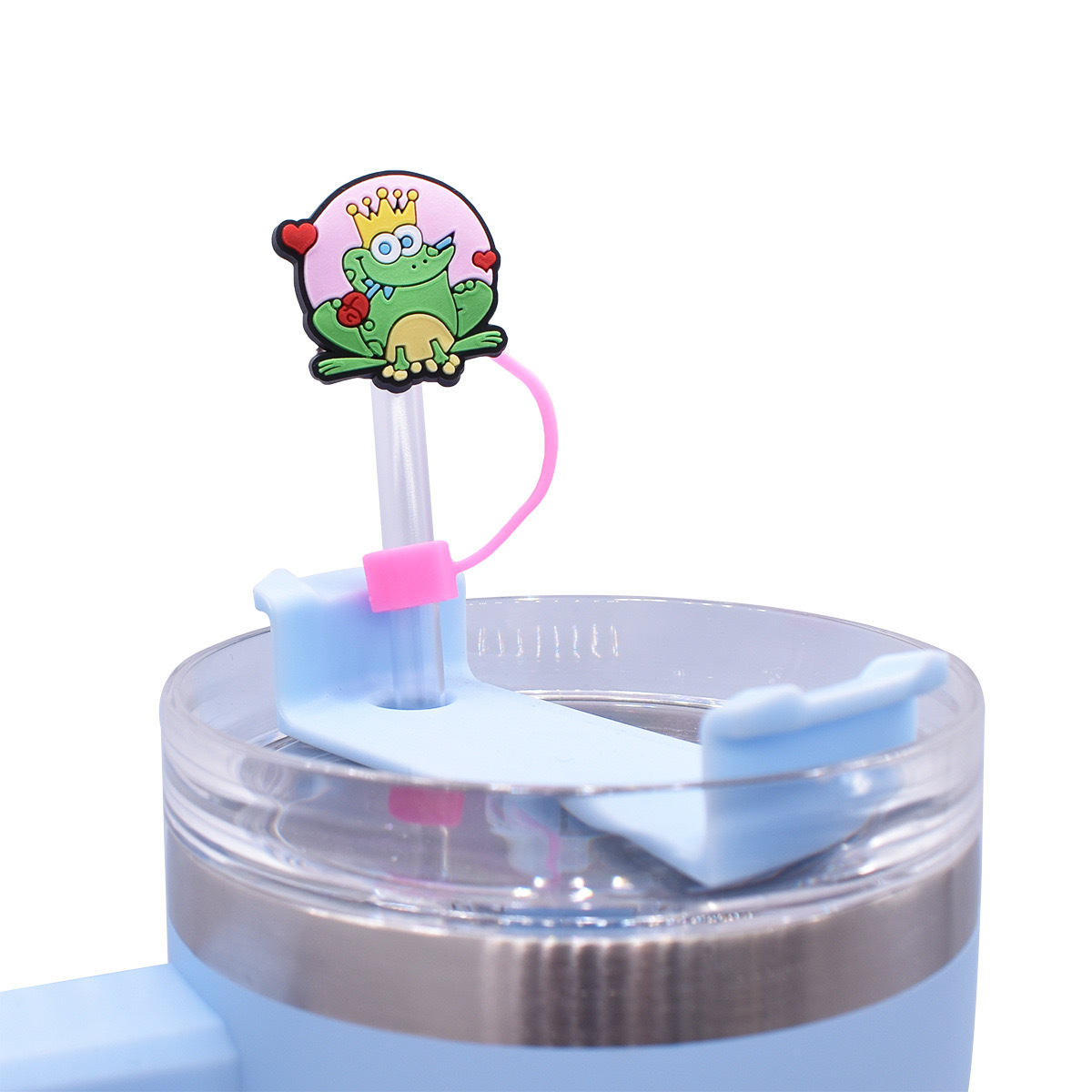 New Lover Straw Cap Cover Straw Topper Cap Fit 10mm Dia Straw