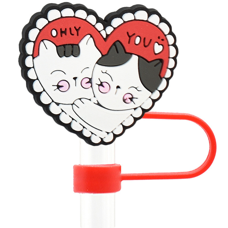 New Lover Straw Cap Cover Straw Topper Cap Fit 10mm Dia Straw