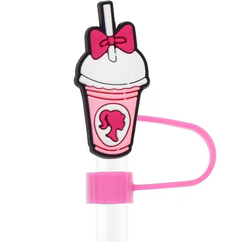 Barbie Straw Cap Cover Straw Topper Cap Fit 10mm Dia Straw