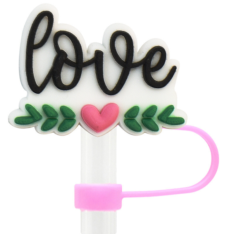 New Lover Straw Cap Cover Straw Topper Cap Fit 10mm Dia Straw