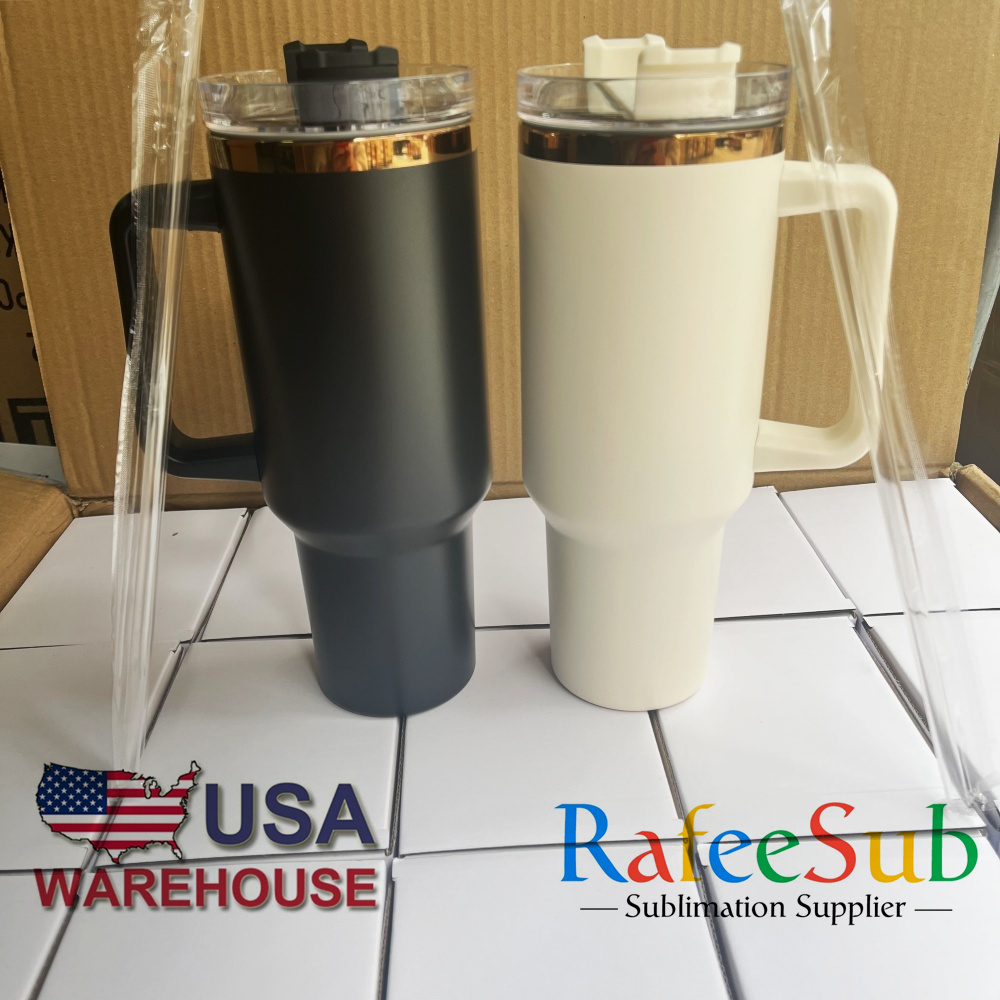 40oz H1.0 Cooper Plated Power Coated Laser Stainless Steel Tumbler With Handle- Rafeesub