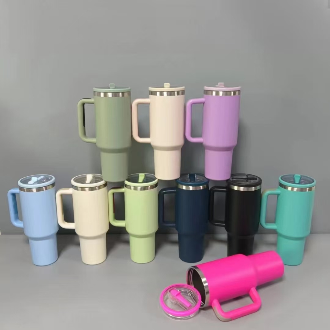 20pcs 40oz H2.0 Flip Straw Plated Quencher Tumblers with Leak-proof Lids