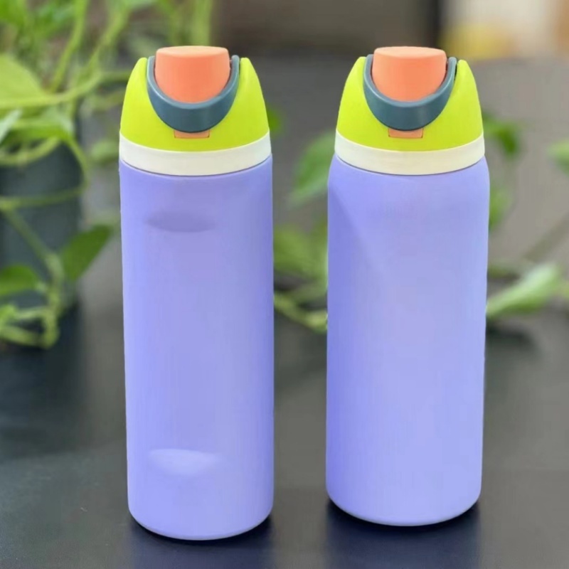 RAFEE 25pcs 24oz Stainless Steel Water Bottle with Straw-New Pre sale
