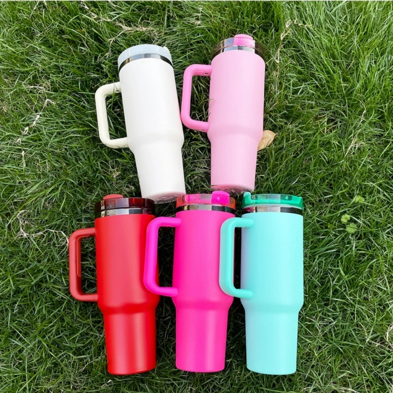 RAFEE 20pcs 40oz H2.0 Mirror Black Plated Laser Engraved Tumbler
