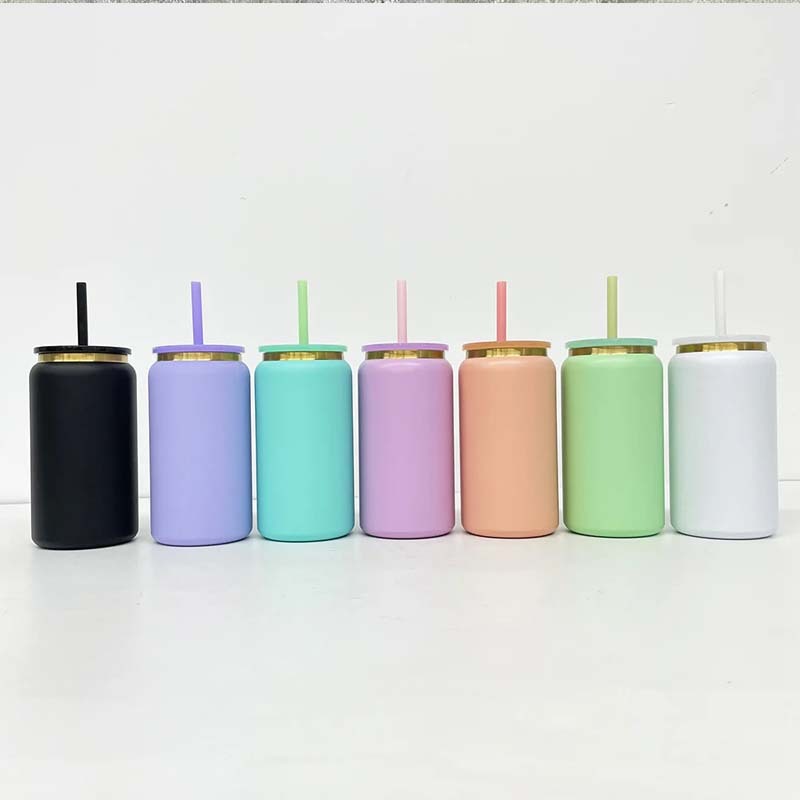 RAFEE 25pcs 16oz gold plated metal cans stainless steel can tumblers for laser engrvaing