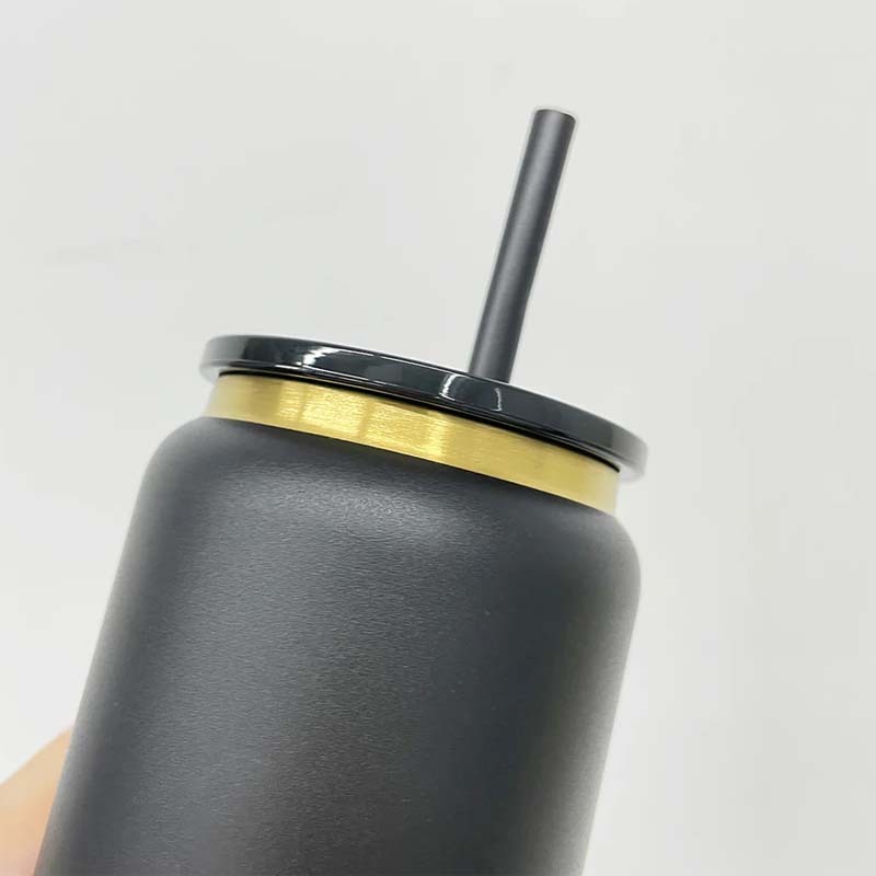 RAFEE 25pcs 16oz gold plated metal cans stainless steel can tumblers for laser engrvaing