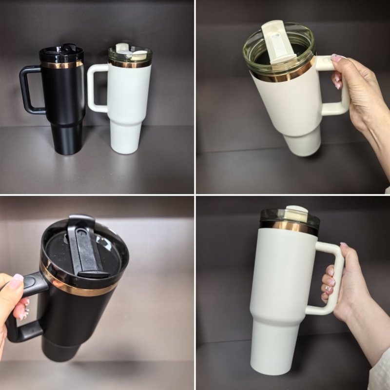 20PCS 40oz Cooper Plated Tumbler For Laser Engraving
