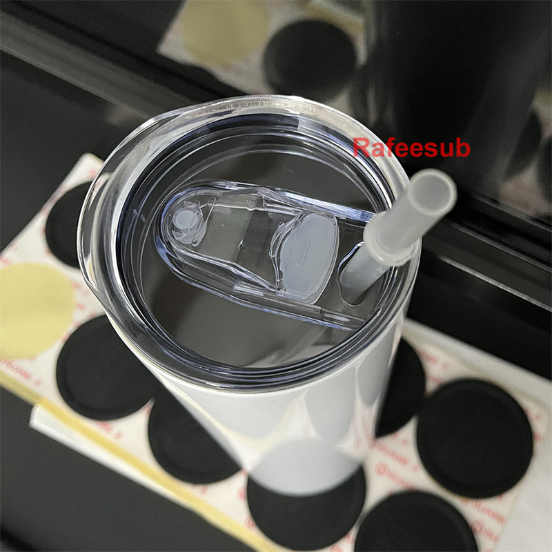 20oz Sublimation Tumbler | Plastic Straw | - RafeeSub