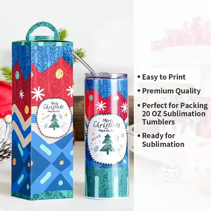 50pcs sublimation paper box  for 20OZ straight tumbler