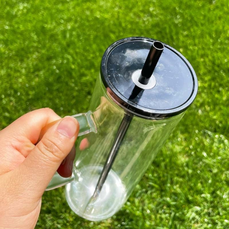 20oz Clear Frosted Straight Beverage Mugs For Sublimation And UV DTF Wraps- Rafeesub