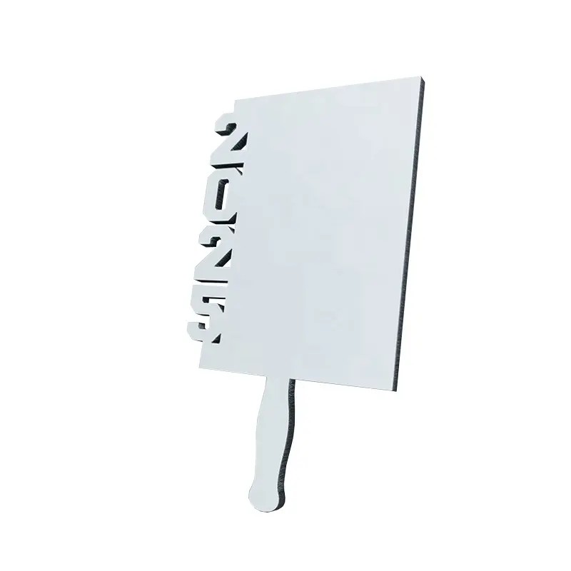 25pcs  2025  Graduation MDF Sublimation Blank Fan