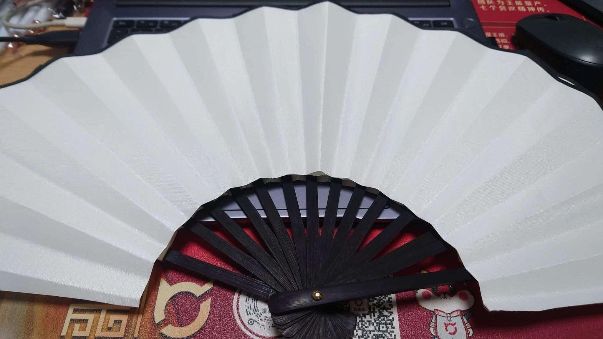 50pcs/case /color Sublimation Clack fans with color  blades