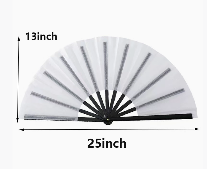 50pcs/case /color Sublimation Clack fans with color  blades