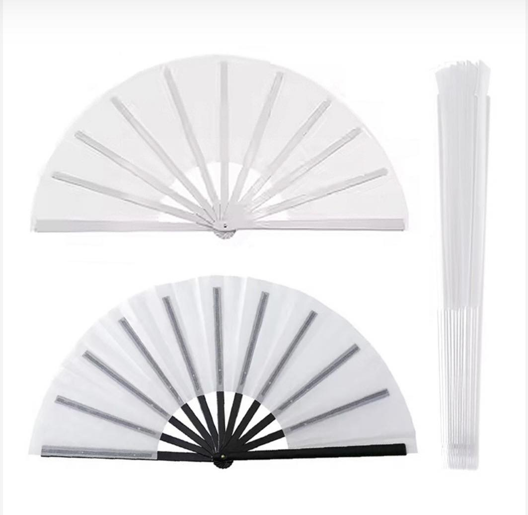 50pcs/case /color Sublimation Clack fans with color  blades