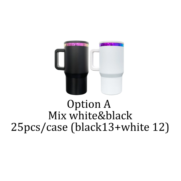 25pcs USA Warehouse 20oz Kids Stainless Steel  Rainbow Plated  Power Coated Tumblers for Laser Engraving