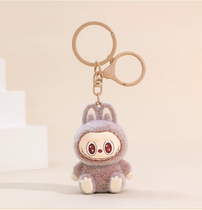 Red Labobo Keychain 50pcs Popular and Cute Labubu Keychain