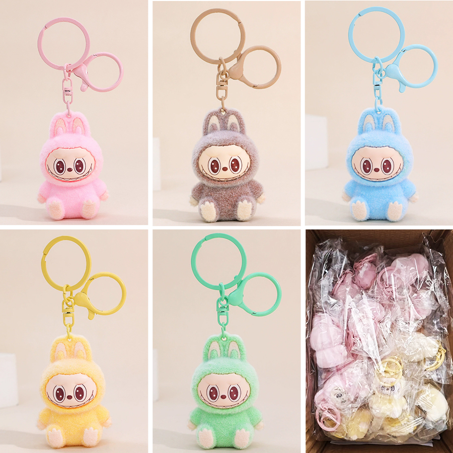 50pcs Popular and Cute Labubu   Keychain