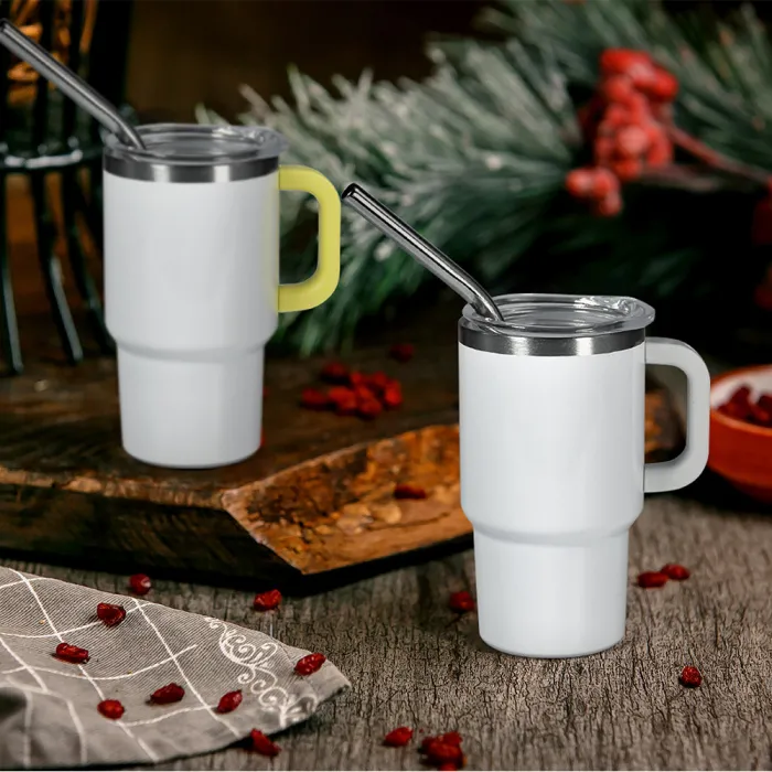 3oz Sublimation Mini Mug Cups With Colorful Handle,48pcs/case