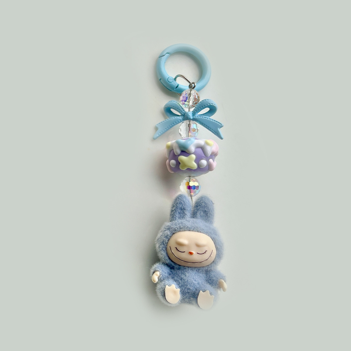 50pcs mini Labubu Keychain Mobile phone accessories