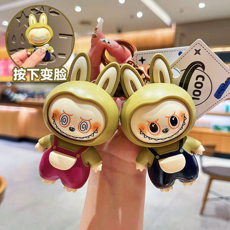 25pcs face changable Labubu mix 5 colors