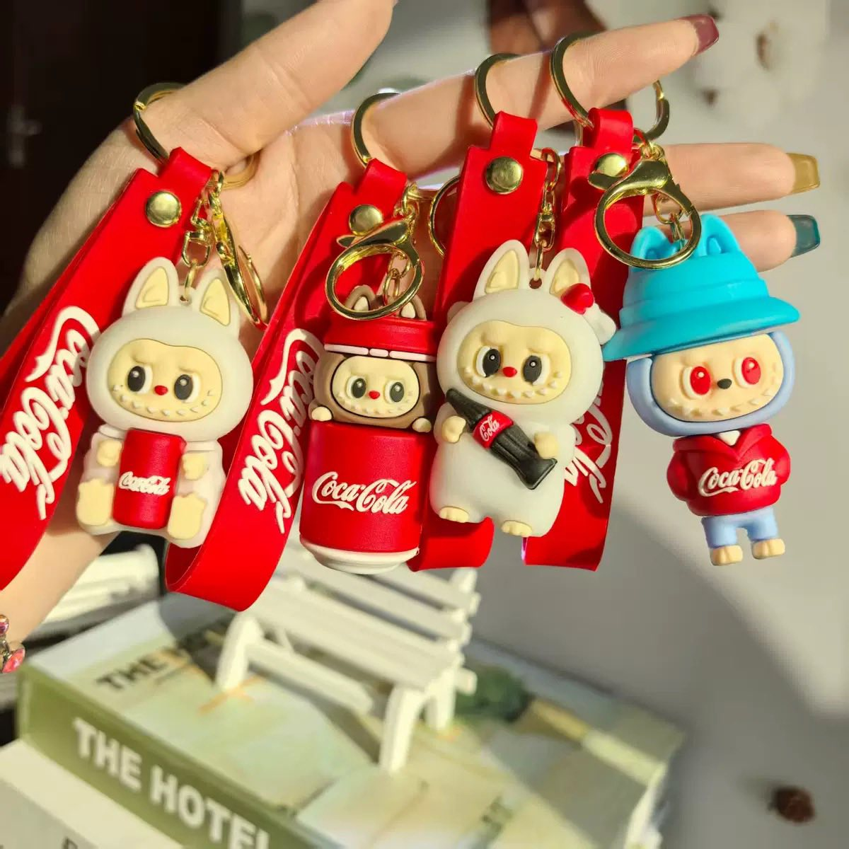 48pcs Cute Labubu ，CryBaby ,Stich Keychain Blind Box