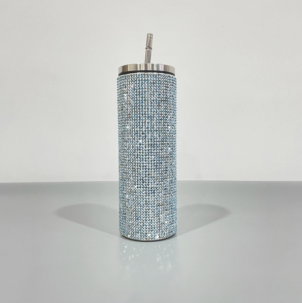 25 Pack USA Warehouse 20oz Rhinestone Bling stainless steel Tumblers