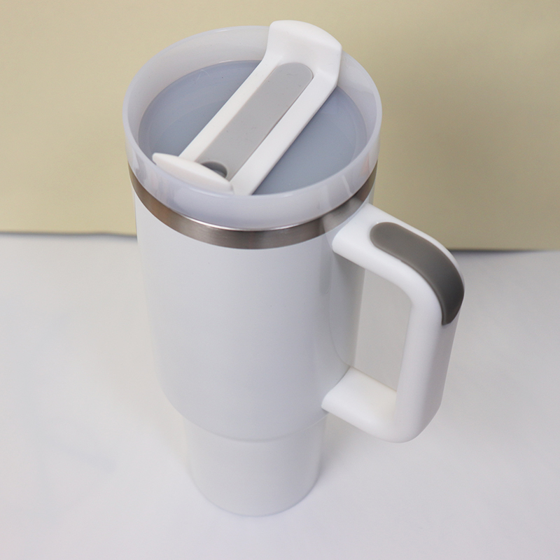 16pcs US Warehouse 40OZ H2.0 White Sublimation Blank Tumbler