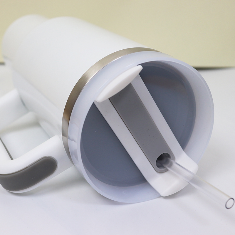 16pcs US Warehouse 40OZ H2.0 White Sublimation Blank Tumbler