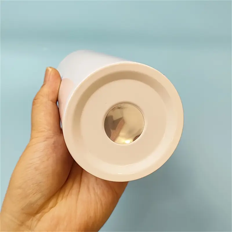 20oz Flat Edge Tumbler Sublimation Tumbler with Plastic Straw 50pcs/case