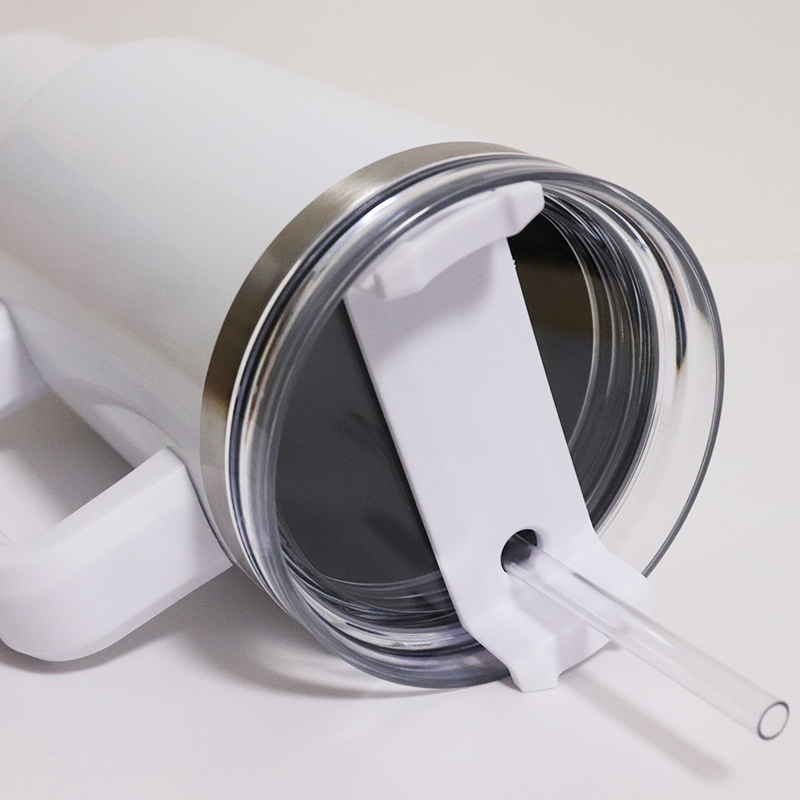 16pcs US Warehouse 40OZ H1.0/H2.0 White Sublimation Blank Tumbler