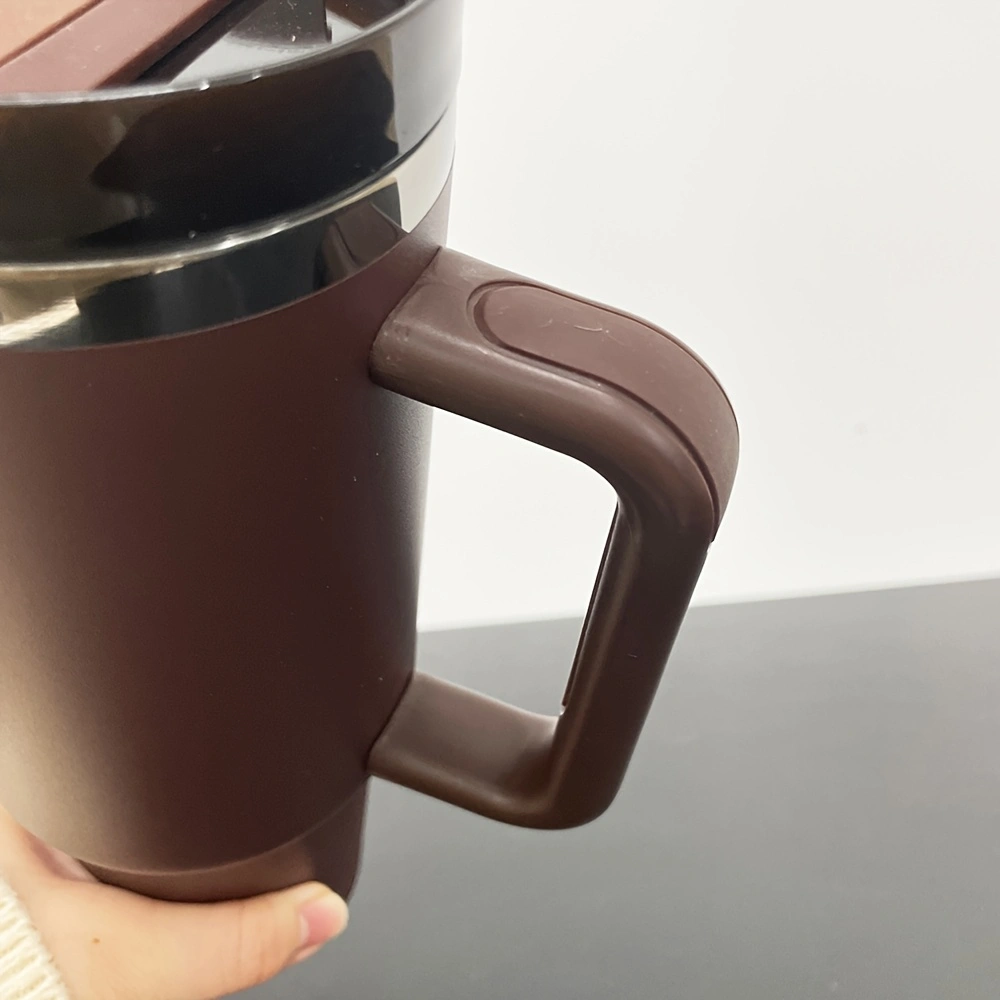 20pcs US Warehouse 40oz Black Plated Chocolate Color Tumblers for Laser Engraving