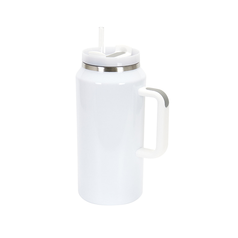 16pcs US Warehouse 64oz H2.0 Gloss Sublimation Quencher Adventure Travel Mug Tumbler with Handle