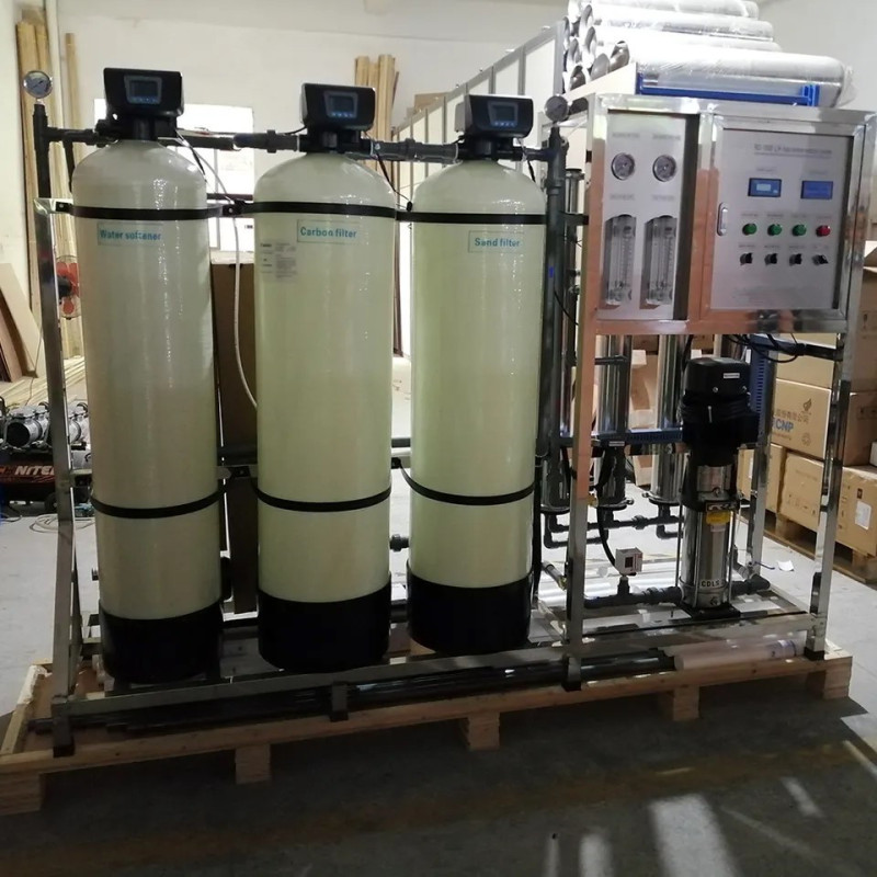 Beber Osmose Reversa RO Sistema de Purificação Purificante 1000LPH Filtro Mineral Purificador Purificar Máquina de Tratamento de Água Planta