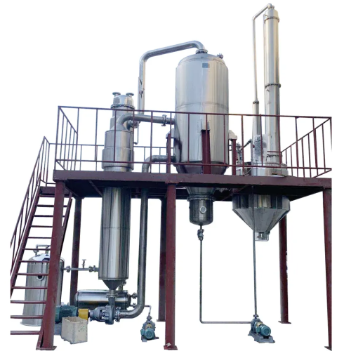 100kg/h capacity MVR industrial vacuum evaporatation system crystallization equipment