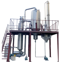 Sea water double effect industry forced circulation evaporator vacuum evaporator of forced circulation