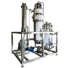 100kg/h capacity MVR industrial vacuum evaporatation system crystallization equipment