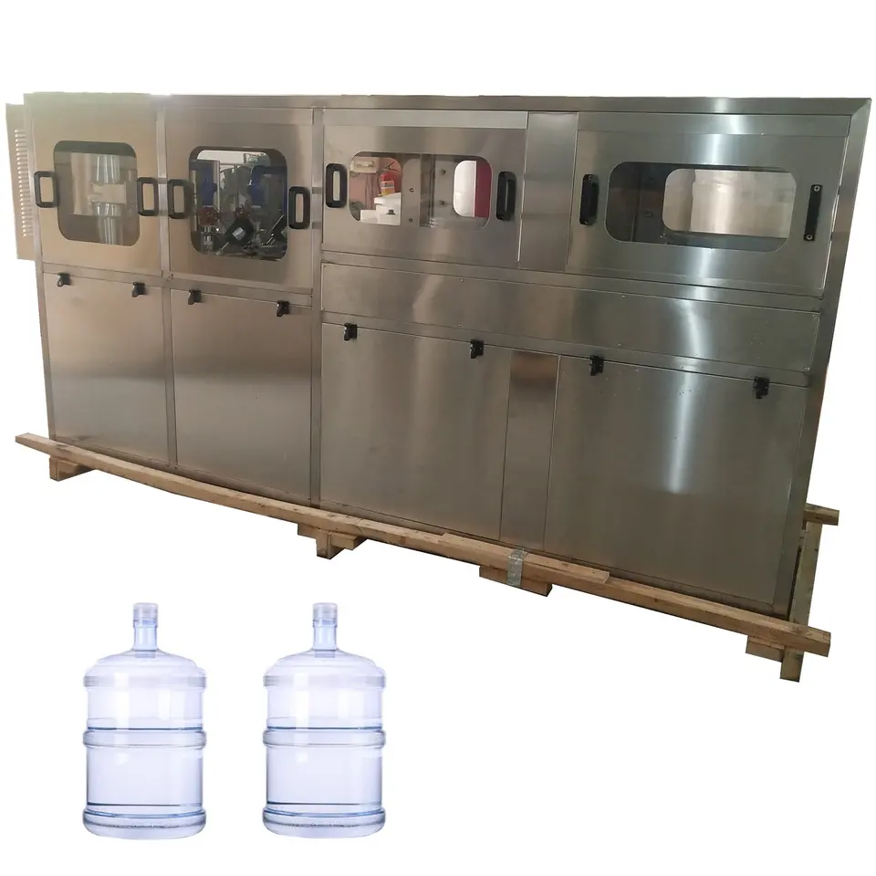 200BPH Semi Auto 20liters 5gallon Drinking Water Filling Machine Cheap Price Pure Water Making Plant for Bottle Water Production Line