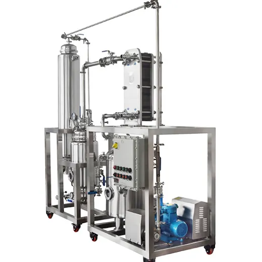 forced circulation waste water evaporator crystallizer vacuum evaporation crystallization equipment