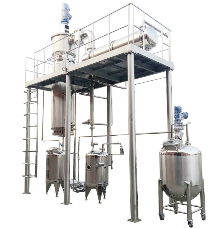 factory price double effect vacuum forced circulation evaporator concentrator equipment