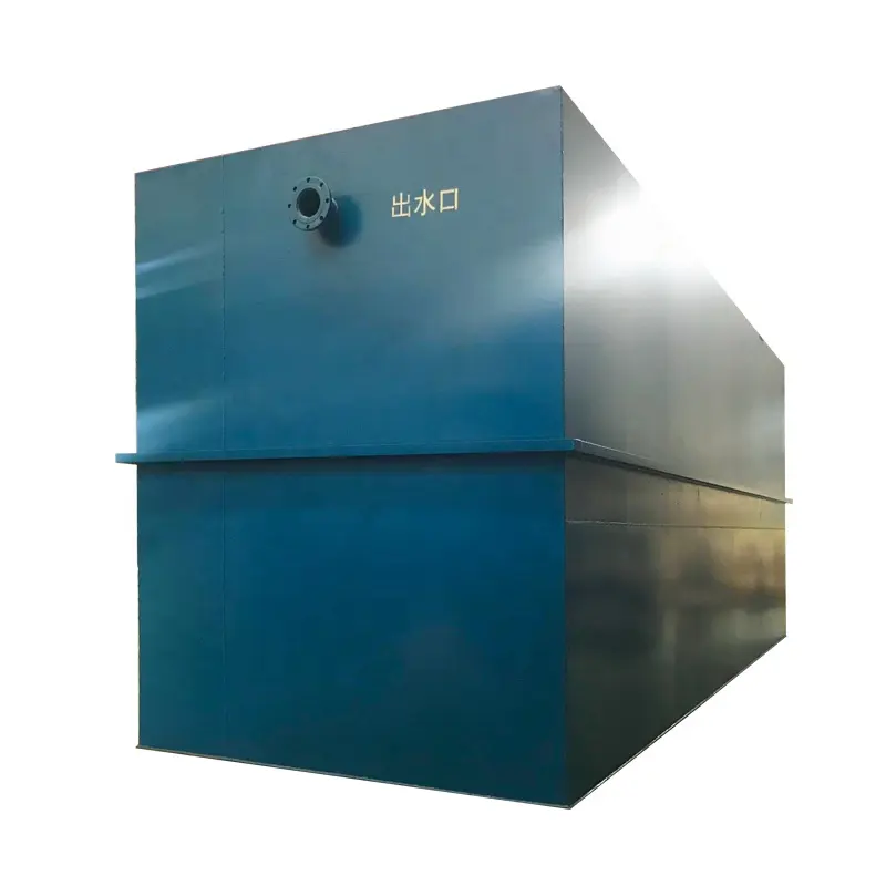 biológico mbbr tratamento de águas residuais planta de evaporação tanque polietileno integrado equipamento de tratamento de esgoto produzido