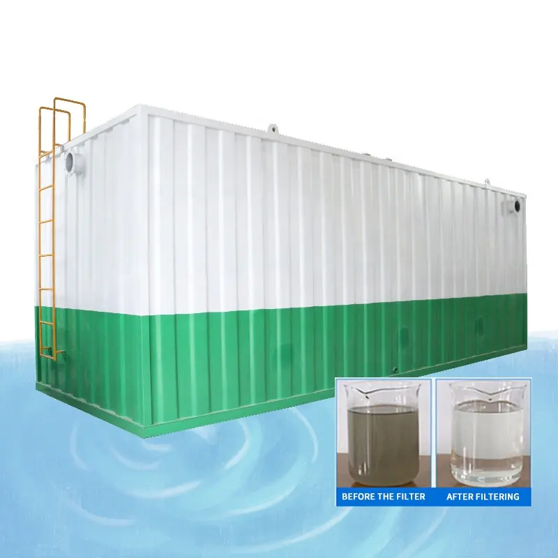 Best selling durable using septic tank integrated sewage treatment plants equipment