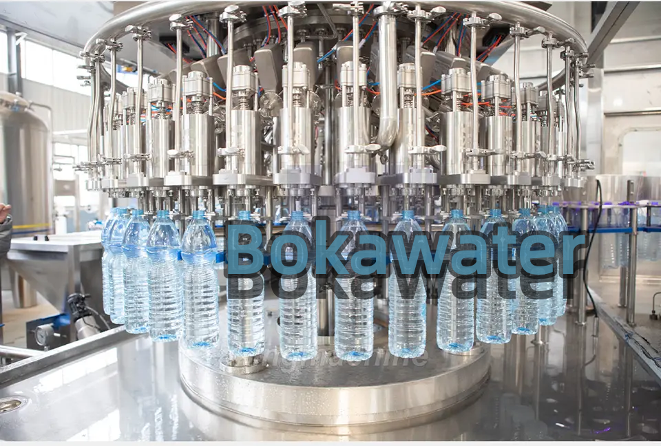 Automatic 3 in 1 automatic water PET bottle filling capping machines or bottling plant machine equipment production line