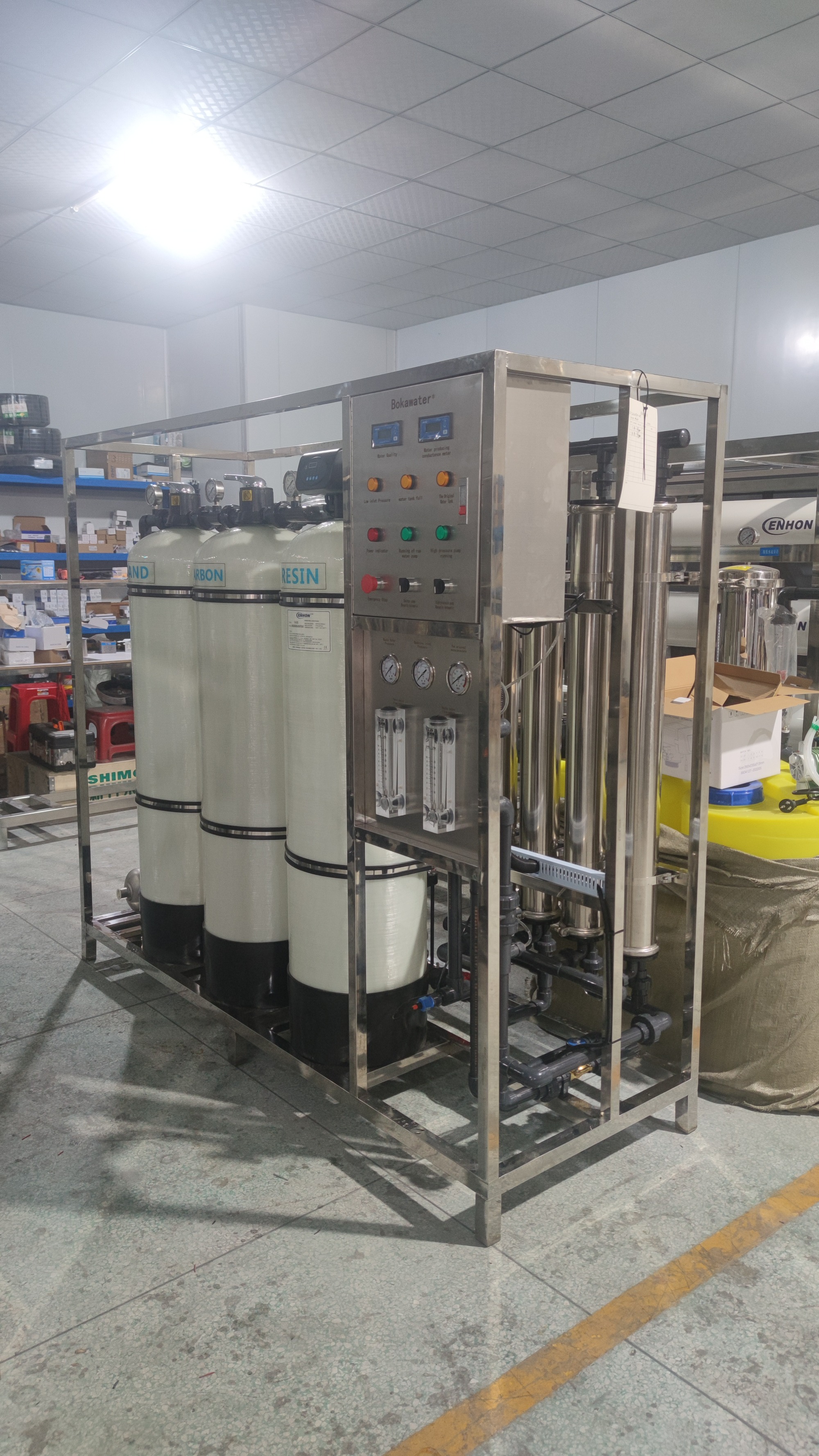 Factory Direct Sale 1000LPH Ro System PurifierWater Pure Plant Membrane Machineenvironmental Industry Reverse Osmosis Pump